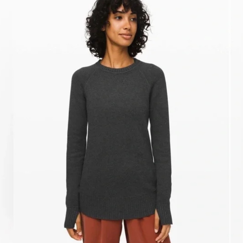 LULULEMON “Still Lotus” Sweater in Gray